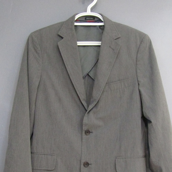 J. Crew Italian Fabric Gray Sport Coat Blazer 40R - Picture 2 of 6